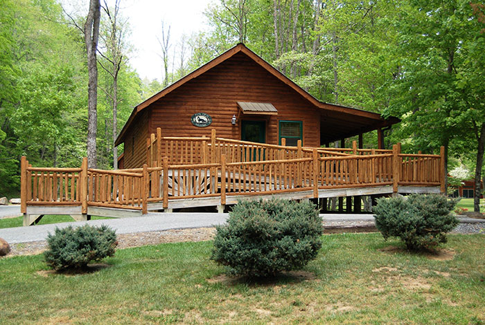 Wheelchair Access | Lands Creek Log Cabins